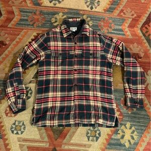 L.L. Bean Sherpa lined flannel men’s medium item 273700